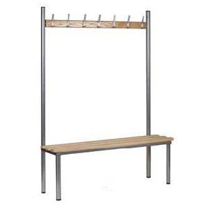  Club Round Frame Solo Cloakroom Bench Seat