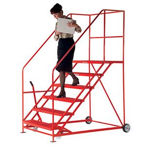 Easy Slope 45° Safety Steps 1000mm Wide 3 to 12 Metal Treads