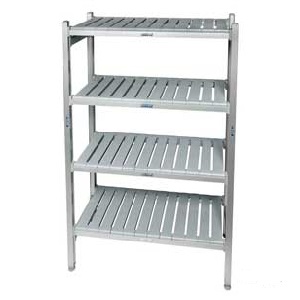  Eko Fit Aluminium Shelving Starter Bays With 4 Shelves