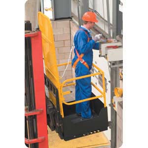 Folding Access Platform for forklifts