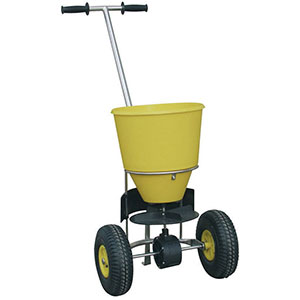 Hand Push Salt Spreader 25kg Capacity