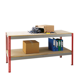 Just Workbenches Chipboard Top & Full Under shelf