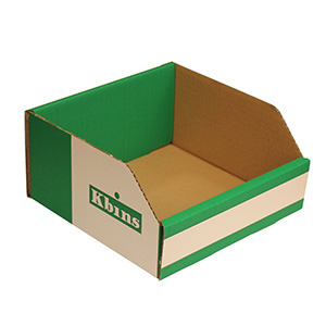 K-Bins - A Range Open Front Fibreboard Shelf Bins