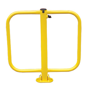  Key Lock Folding Parking Barrier with side hoops