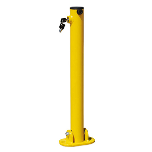 Key Lock Folding Parking Post