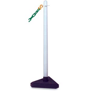  Plastic Post with triangular weighted base