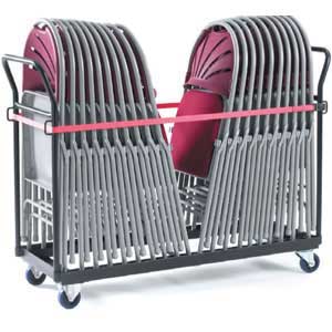 Upright Storage Trolley for 24x 2600 Series Chairs PXF40000 | ESE Direct