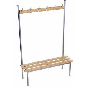 Evolve Solo Cloakroom Bench with NO top shelf
