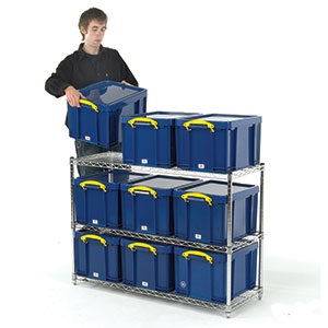  Document Storage Shelving Units with Boxes