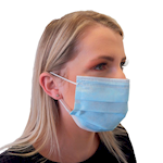 Disposable 3 Ply Face Masks - Pack of 50