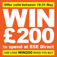 Win £200 to spend at ESE Direct with code WIN200